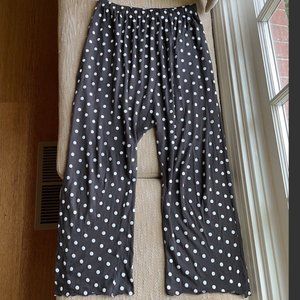 The Great. Sleep. Black with White Polka Dots Sleep Pants Size 1